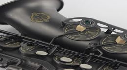 Instruments de musique professionnels SUZUKI Alto Saxophone E plat mat noir nickelé Surface Sax pour étudiants 7125263