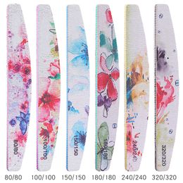 Bloem Buffer Poolse Nail File Blok Schuren Nagels Kunst Pedicure Gereedschap Salon Sander Accessoire