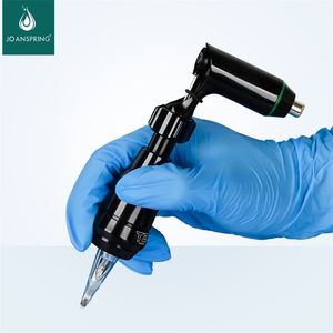 Professionele NANO Tattoo Rotary Machine Pen Verstelbare slag Krachtige motor RCA-interface Permanent make-uppistool 220107