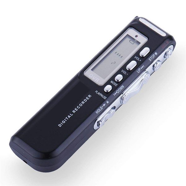 Nuevo profesional de 8 gb activado grabadora portátil de voz digital audio mp3 reproductor de reproductor de teléfono Dictaphone yy28