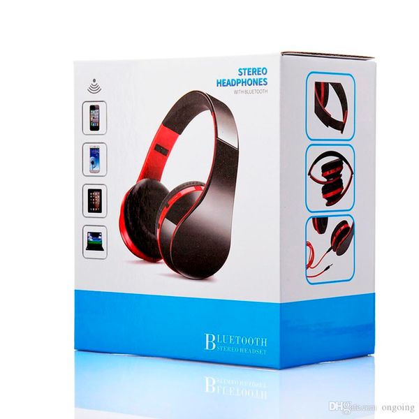 Profesional NX-8252 plegable inalámbrico Bluetooth para auriculares estéreo de Super Bass Efecto portátil del juego de auriculares Juega Asistente de videojuegos Cabeza