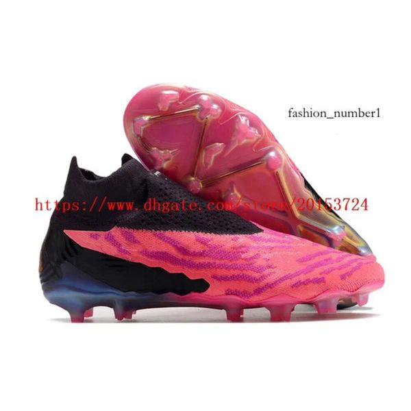 Zapatos de fútbol profesionales originales de la sociedad Phantom GX Elite DF Pink FG botas de fútbol para hombres deportes al aire libre Traini 514