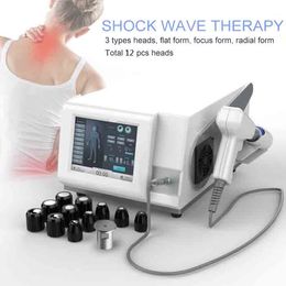 Autres articles de massage professionnels Relaxation du corps Soulagement des douleurs articulaires Dispositif à ondes de choc Équipement de physiothérapie 12 têtes Shockwave ED Machine de traitement Utilisation clinique