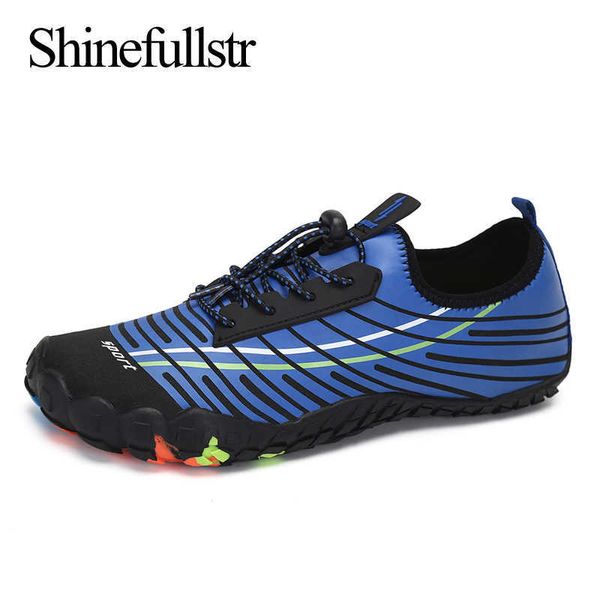 Chaussures d'eau professionnelles en plein air pour hommes, chaussures d'eau de plage, pieds nus, Fivefingers, pêche en mer, Surf Reef, baskets Y0714