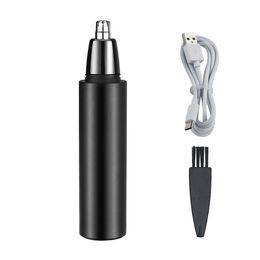 Tondeuse professionnelle indolore pour le nez, Portable, rotatif, chargeur USB, nez et oreilles, sourcils, rechargeable