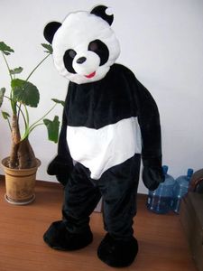 Costumes de mascotte de panda professionnels, robe de soirée fantaisie de noël, tenue de personnage de dessin animé, taille adulte, carnaval, pâques, vêtements à thème publicitaire
