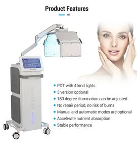 Professionele PDT -therapie LED -huid Verjonging Verminder Wrinkle Rood Red Light Blue Infra Red Photon PDT Facial Therapy 4 Colors Flexible Machine