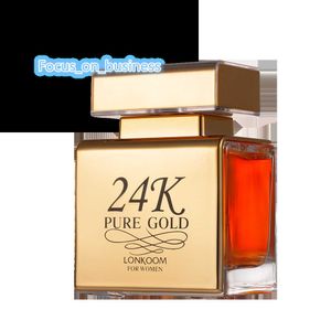 Parfum professionnel usine meilleure vente parfum personnalisé privé LONKOOM 24K parfum en or pur pour les femmes