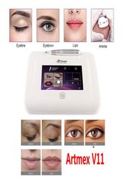 Professionele Permanente Make-up Tattoo Machine Artmex V11 Eye Brow Lippen Microblading Derma Pen Microneedle Huidverzorging MTS PMU DHL2046687