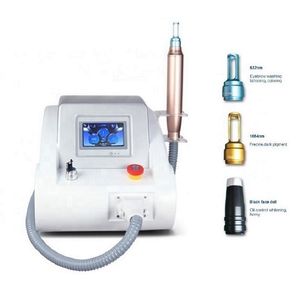 Machine professionnelle permanente de retrait de tatouage de diode laser de commutateur de Nd Yag Q 1064nm 532nm 1320nm ligne de sourcil pigment corps soins de la peau équipement de beauté de salon