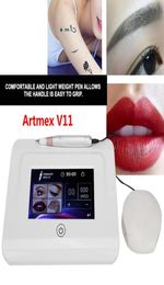 Machine de maquillage de tatouage permanent professionnel Artmex V11 sourcils lèvres Microblading Derma Pen Microneedle cartouche soins de la peau MTS P4104022
