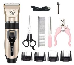 Pet Pet Dog Clipper Electric Animal Grooming Clippers Cat Paw Claw Nail Cutter Machine Shaver USB RECHARGEAB1296943