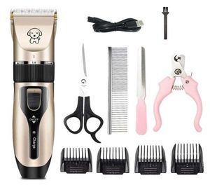 Professionele huisdier Dog Clipper Electric Animal verzorging Clippers Cat Paw Claw Nail Cutter Machine Shaver USB RechargeAB1296943