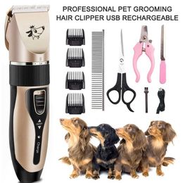 Professional Pet Dog Hair Trimmer Clipper Animal verzorging Clippers Cat Paw Claw Nail Cutter Machine Shaver Electric Scissor323s