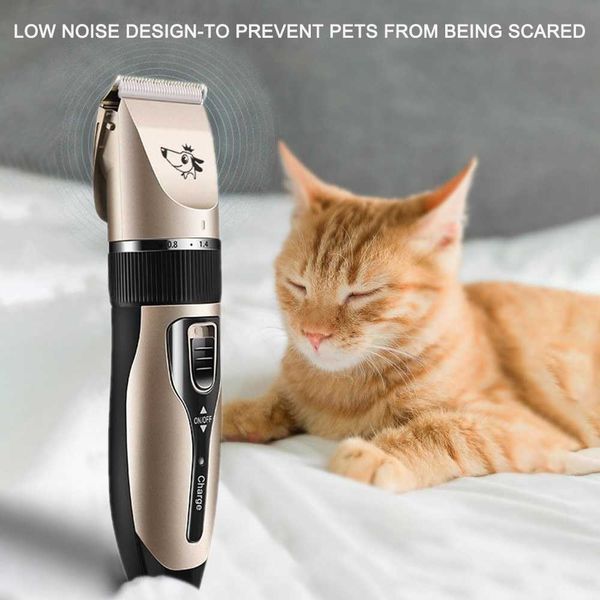 Trimage de poils de chien de compagnie professionnel Clipper Animal Grooming Clippers Cat Paw Claw Nail Cutter Machine Shaver Electric Scissor293C