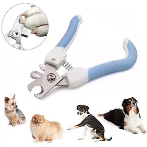 Professionele Pet Nail Clipper roestvrijstalen honden kattennagel trimmer arbeidsbesparende nagelklipper handige hondenverzuilingbenodigdheden