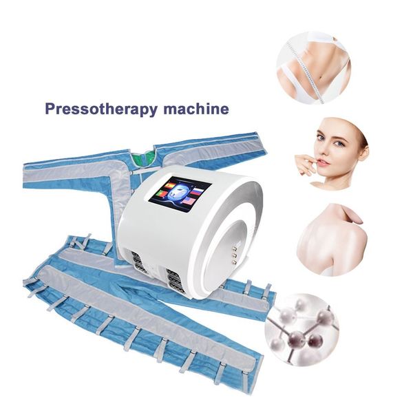 Machine de cycle automatique de pression d'air de physiothérapie professionnelle Masseur à ondes d'air à 24 cavités Infrarouge Pressothérapie drainage lymphatique détox amincissant costume