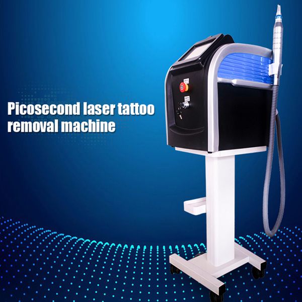 Máquina profesional de eliminación de tatuajes con láser de picosegundos Yag Q Switch Nd Yag Eliminación de tatuajes con láser de picosegundos Eliminación de maquillaje permanente con picosegundos de 755 nm