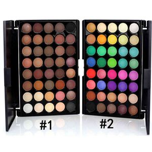 Professionele PopFeel 40 Kleuren Oogschaduw Matte Glitter Waterdicht Licht Parel Kleur Oogschaduw Oog Power Pastel Color Make-up