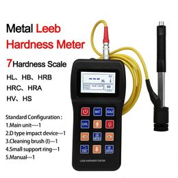 Testeur de dureté numérique portable professionnel leeb pour métal acier inoxydable cuivre testeur de dureté en aluminium HL HB HRB HRC HRA 231229