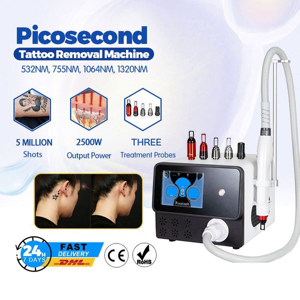 Machine portative professionnelle de retrait de tatouage machine de traitement de pigmentation de Laser de lavage de sourcil de Nd Yag