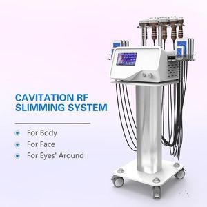 Professionele draagbare ultrasone cavitatie 6 in 1 body contouring ing Lipo laser schoonheid machine