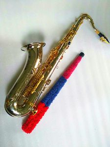 Qualité professionnelle YANAGIb Saxophone Nickel plaqué argent Gold Key B Flat Sax With MouthSAWA T-9930 Tenor Bpiece Anches Accessoires