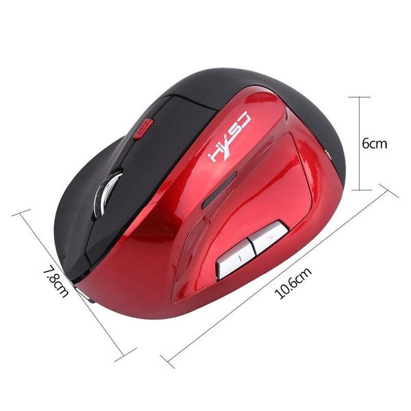 Souris professionnelle Rechargeable 2400DPI 6D 2.4G, sans fil, optique ergonomique, verticale, pour ordinateur de bureau et portable, universelle