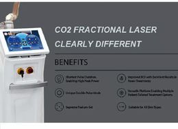 Professionele RF CO2 fractioneel handstuk fractionele laser draagbare vagina Draai het verwijderen van littekens vast