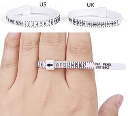 Professionele ring sizer Ukus Officiële Brits -Amerikaanse vingermaatregel Gauge mannen en damesgroottes az sieraden Accessory2054991