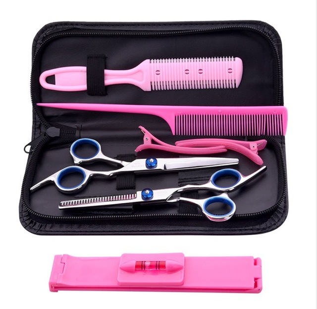 Professionell Salon Hair Cutting Thinning Scissors Barber Shears Set With Case