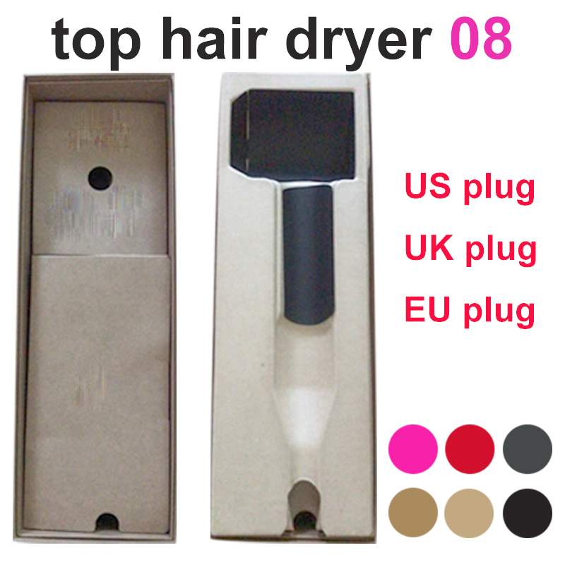 Herramienta de secador de cabello de salón profesional Secador sin ventilador de 3ra generación Secador de cabello Blozo de alta velocidad Ultra Velocidad US/Reino Unido/EU enchufe