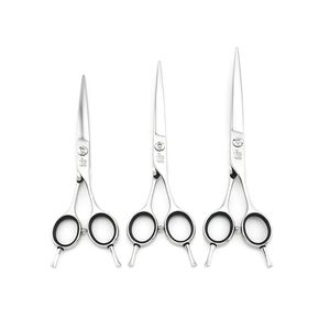 Ciseaux à cheveux de sciage professionnels lame dentelée 6 6.5 7 pouces ciseaux à cheveux de coiffeur Lyrebird HAUTE CLASSE 10 PCS/LOT NOUVEAU