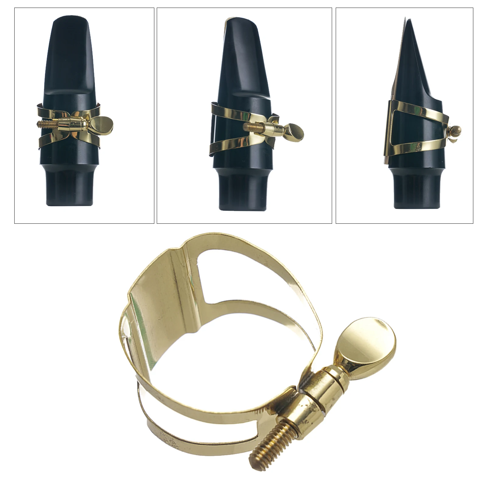 Ligatura di sax professionale per accessorio per bocchino Alto/ Tenor/ Soprano Saxphone