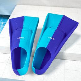 Professionele duik siliconen duiken korte mannen vrouwen snorkelen zwemvinnen kinderen flippers apparatuur set xxs xl