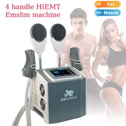 NUEVO HIEMT Emslim RF Máquina Estimulador de construcción muscular Adelgazante Contorneado corporal Dispositivo para quemar grasa Electromagnético Adelgazante Equipo de belleza