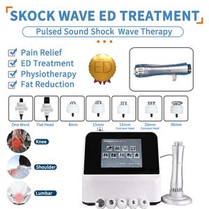 Lichaam beugels ondersteunt professionele schokgolftherapie euipment shockwave medische machine SW8 gepulseerde geluidsschokgolf