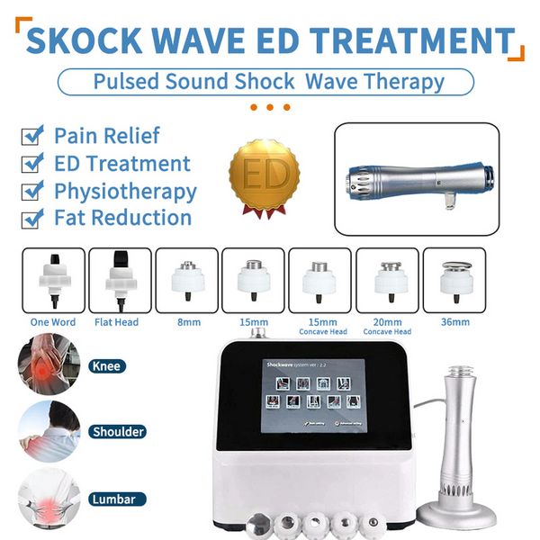 Les attelles corporelles prennent en charge l'équipement professionnel de thérapie par ondes de choc, Machine médicale à ondes de choc Sw8, onde de choc sonore pulsée