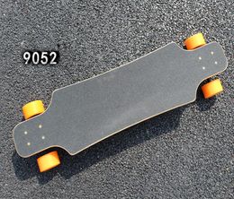 Planche à roulettes professionnelle fibre de verre couche de bambou pont Longboard planche à roulettes Cruiser quatre roues rue danse Longboard6219184