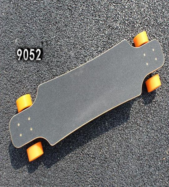 Planche à roulettes professionnelle fibre de verre couche de bambou pont Longboard planche à roulettes Cruiser quatre roues rue danse Longboard8334520