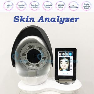 Analyseur de peau professionnel, machine de diagnostic de peau, système de détection de peau intelligent, analyse faciale, dispositif de scanner de visage pour salon de beauté