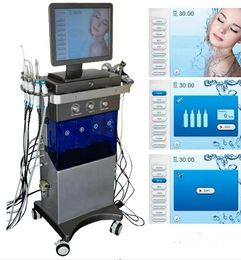 Professionele huidverzorging 13 in 1 diamant hydra gezicht dermabrasie diepe reiniging multifunctionele gezicht rf huid rejuvenaiton bio-lifting rimpel verwijderde schoonheidsmachine