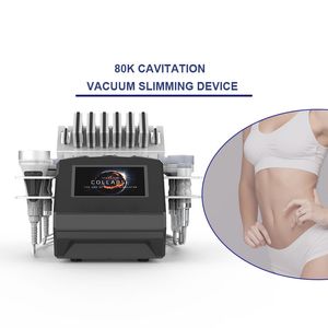 Professionele afslankmachine 7 in 1 80k ultrasone cavitatie vacuüm radiofrequentie RF lipo laser lichaamsvorm buikvet brander gezicht tillen huidverzorgingsapparatuur