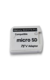 Mémoire de version professionnelle de petite taille 50 Adaptateur SD2VITA pour PS Vita PSVITA Game PSV 10002000 TFLASH TF Card Micro Card Conver1408200