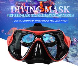 Máscara de snorkel profesional Vista ancha panorámica Snorkels gafas de buceo Gafas Resistentes de natación para natación gratis