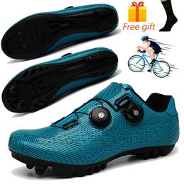 Professionnel SPD chaussures de cyclisme hommes vélo cyclisme baskets vtt chaussures anti-dérapant route course vélo autobloquant sport