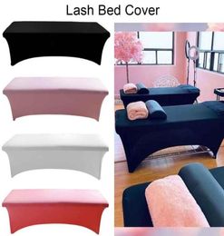 Sábanas de cubierta de cama elásticas de extensión de pestañas especiales profesionales, hoja de mesa de Cils inferior estirable para salón de maquillaje de cama de pestañas 6132497
