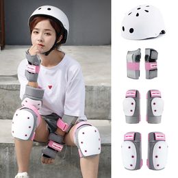 Professional Sports Roller Skating ProtectorKnee Elbow Pad Wrist Guard Land Surfboard Skateboard Protective Gear for Kids Adult