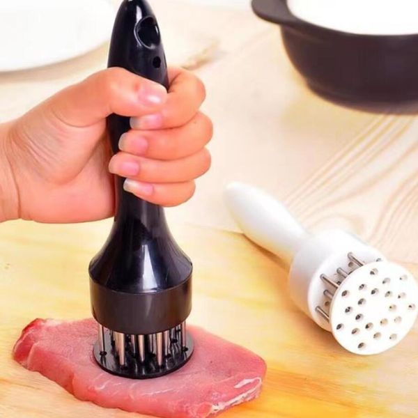 Sendateur de viande en acier inoxydable professionnel Durable 21 Ultra Sharp Nearle Blade Tendizer pour le steak Beef - Outils de cuisson de la cuisine