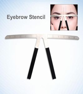 Règle de sourcils microblading en acier inoxydable professionnel pour la broderie de maquillage permanent PMU Accessoires Fournitures 3D STENCI6094736